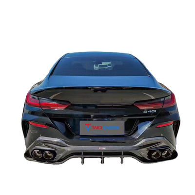 สิ้นส่วนรถยนต์สําหรับ BMW 8 รุ่น G14 G15 G16 840i คาร์บอน ไฟเบอร์ คอร์ดี้คิต 840i คาร์บอน ไฟเบอร์ หน้าสกูป สปอยเลอร์กระจาย