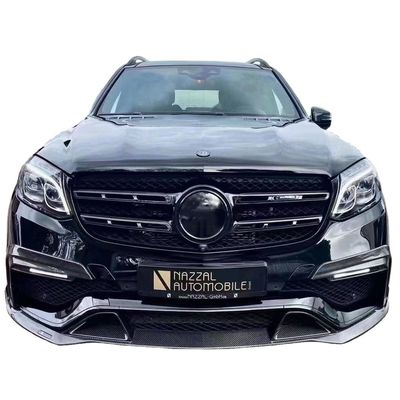 ชุดกระเป๋าสตัวการ์บอนไฟเบอร์สําหรับสไตล์บรา GLS63 320 400 450 500 X166 ชุดกระเป๋าสตัวการ์บอนไฟเบอร์ GLS63 หน้าเปลือก