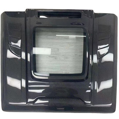 สําหรับ Benz G Class W463 W464 โฮดไฟเบอร์คาร์บอน G500G55G63G350 IMP หน้าปกเครื่องแบบโปร่งใส