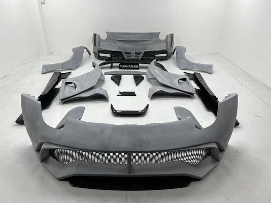 แฟร์รารี่ F12 คาร์บอนไฟเบอร์ คอร์ดี้ คิต F12 Novitec สไตล์ N-largo หน้าและหลัง แบมเปอร์วงล้อโค้ง F12 ดิฟฟิวเซอร์ฝีปากด้านหน้า สปอยเลอร์