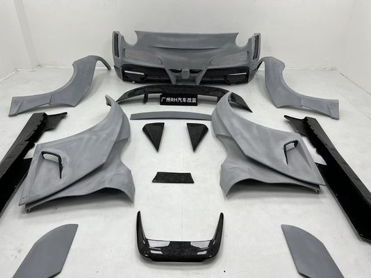 แฟร์รารี่ F12 คาร์บอนไฟเบอร์ คอร์ดี้ คิต F12 Novitec สไตล์ N-largo หน้าและหลัง แบมเปอร์วงล้อโค้ง F12 ดิฟฟิวเซอร์ฝีปากด้านหน้า สปอยเลอร์