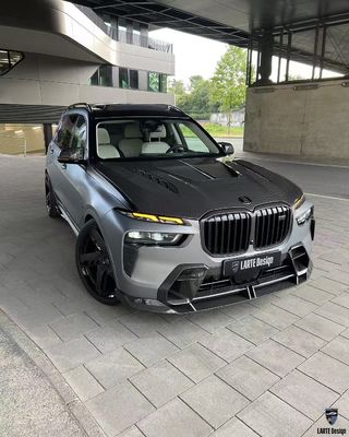 BMW X7 คาร์บอนไฟเบอร์ คอร์ดี้คิต X7 LD สไตล์ คาร์บอนไฟเบอร์ ดิฟฟิวเซอร์ฝีปากด้านหน้า