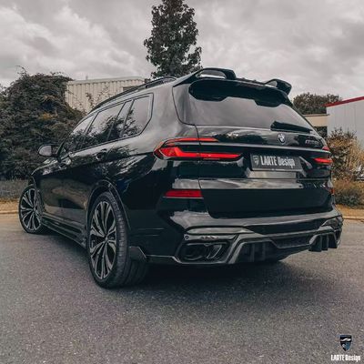 BMW X7 คาร์บอนไฟเบอร์ คอร์ดี้คิต X7 LD สไตล์ คาร์บอนไฟเบอร์ ดิฟฟิวเซอร์ฝีปากด้านหน้า