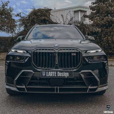 BMW X7 คาร์บอนไฟเบอร์ คอร์ดี้คิต X7 LD สไตล์ คาร์บอนไฟเบอร์ ดิฟฟิวเซอร์ฝีปากด้านหน้า