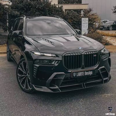 BMW X7 คาร์บอนไฟเบอร์ คอร์ดี้คิต X7 LD สไตล์ คาร์บอนไฟเบอร์ ดิฟฟิวเซอร์ฝีปากด้านหน้า