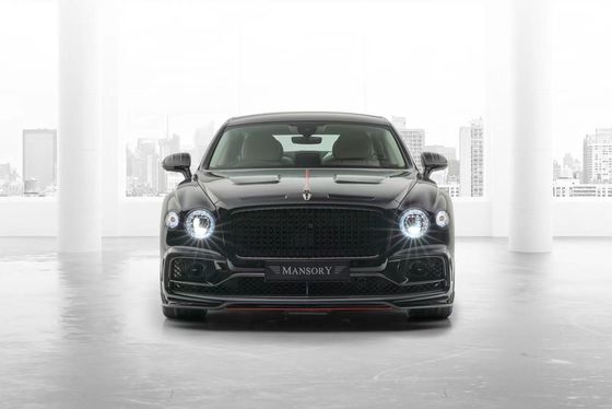 Bentley Flying Spur คอนโดไฟเบอร์คาร์บอน คิท Flying Spur อัพเกรด สไตล์ MANSORY ลิปหน้ากระจายกระจายกระจายกระจาย