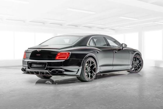 Bentley Flying Spur คอนโดไฟเบอร์คาร์บอน คิท Flying Spur อัพเกรด สไตล์ MANSORY ลิปหน้ากระจายกระจายกระจายกระจาย