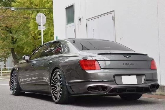 Bentley Flying Spur คอนโดไฟเบอร์คาร์บอน คิท Flying Spur อัพเกรด สไตล์ MANSORY ลิปหน้ากระจายกระจายกระจายกระจาย