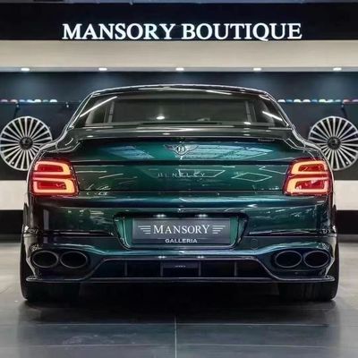 Bentley Flying Spur คอนโดไฟเบอร์คาร์บอน คิท Flying Spur อัพเกรด สไตล์ MANSORY ลิปหน้ากระจายกระจายกระจายกระจาย