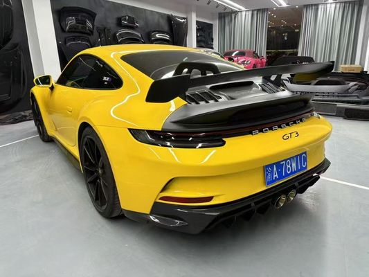 โปร์ชเช 992 รุ่นคาร์บอนไฟบอร์ค คิต 992 สไตล์ GT3 หน้าและหลัง แบมเปอร์ข้างกระโปรงสปอยเลอร์