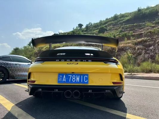 โปร์ชเช 992 รุ่นคาร์บอนไฟบอร์ค คิต 992 สไตล์ GT3 หน้าและหลัง แบมเปอร์ข้างกระโปรงสปอยเลอร์