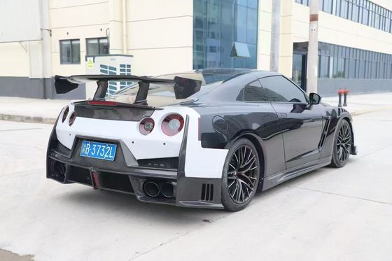 นิสสัน GTR คาร์บอนไฟเบอร์ คอร์ดี้ คิต GTR r35 ปรับปรุง 2024nismo สไตล์หน้าและหลัง สปอยเลอร์รถชนกัน