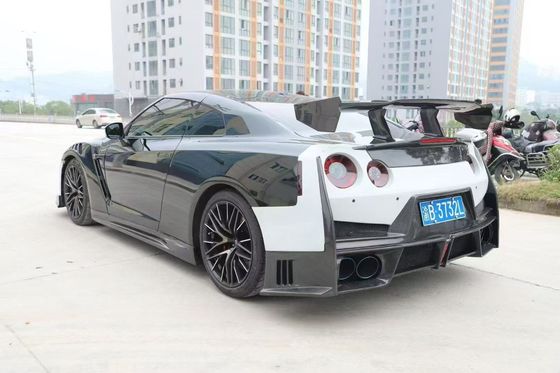 นิสสัน GTR คาร์บอนไฟเบอร์ คอร์ดี้ คิต GTR r35 ปรับปรุง 2024nismo สไตล์หน้าและหลัง สปอยเลอร์รถชนกัน