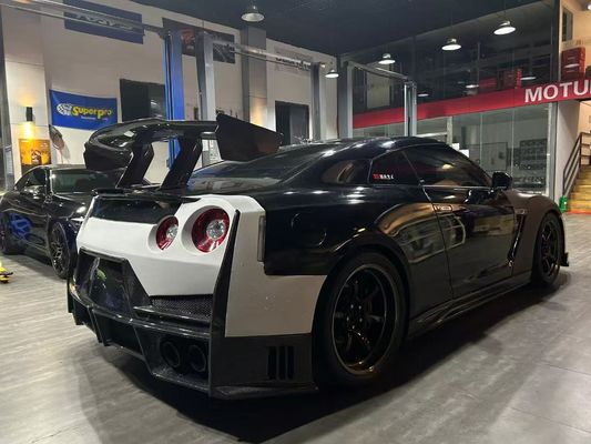 นิสสัน GTR คาร์บอนไฟเบอร์ คอร์ดี้ คิต GTR r35 ปรับปรุง 2024nismo สไตล์หน้าและหลัง สปอยเลอร์รถชนกัน