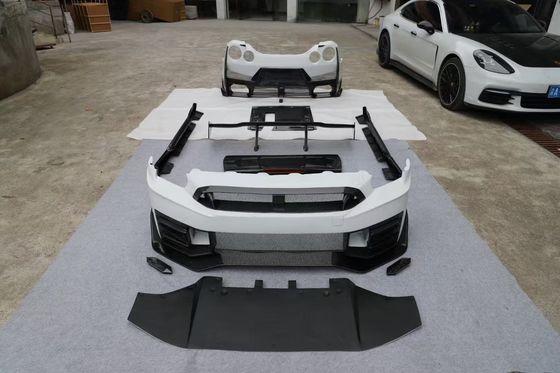 นิสสัน GTR คาร์บอนไฟเบอร์ คอร์ดี้ คิต GTR r35 ปรับปรุง 2024nismo สไตล์หน้าและหลัง สปอยเลอร์รถชนกัน