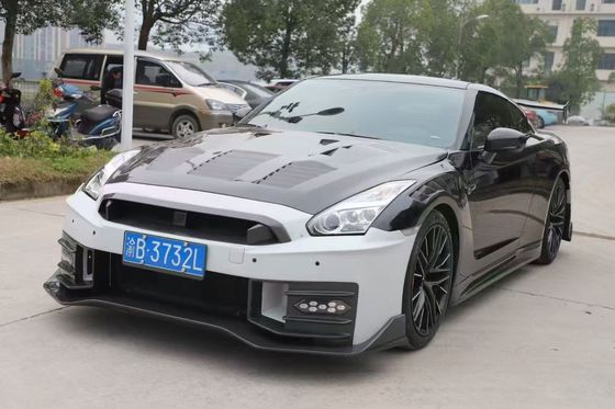 นิสสัน GTR คาร์บอนไฟเบอร์ คอร์ดี้ คิต GTR r35 ปรับปรุง 2024nismo สไตล์หน้าและหลัง สปอยเลอร์รถชนกัน