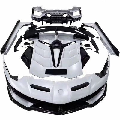 สําหรับ Lamborghini Aventador LP700 LP720 คาร์บอนไฟเบอร์ คอร์ดี้คิท Aventador ปรับปรุง SVJ สไตล์หน้าและหลัง