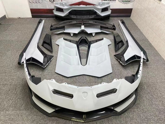 สําหรับ Lamborghini Aventador LP700 LP720 คาร์บอนไฟเบอร์ คอร์ดี้คิท Aventador ปรับปรุง SVJ สไตล์หน้าและหลัง