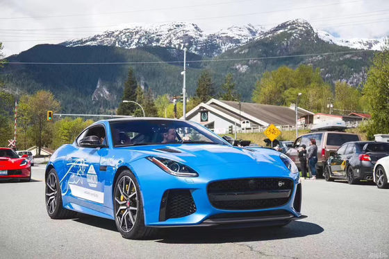 สําหรับ Jaguar F-Type Body Kit สายคาร์บอนและ FPR F-Type Upgraded SVR Style Front Bumper Body Kit