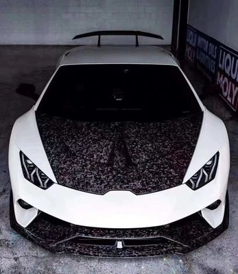 สําหรับ Lamborghini LP580 LP610 EVO หัวเครื่องไฟเบอร์คาร์บอน LP580 LP610 EVO 1016 Style