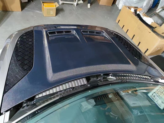 หมวกคาร์บอนไฟเบอร์สําหรับ Land Rover Defender หมวกคาร์บอนไฟเบอร์ Defender ปรับปรุงแบบ SVR