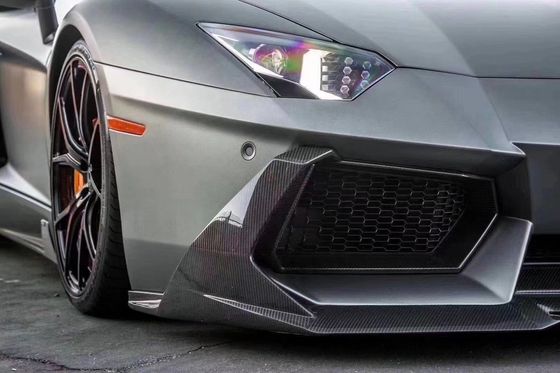 สําหรับ Lamborghini LP700 คาร์บอน ไฟเบอร์ คอร์ดี้ คิต LP700 อัพเกรด VORs สไตล์ คาร์บอน ไฟเบอร์ หน้าลิป Diffuser Spoiler