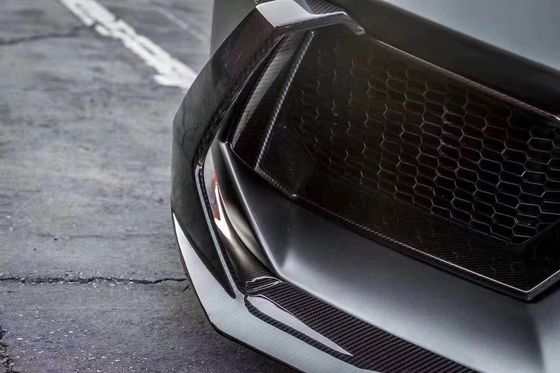 สําหรับ Lamborghini LP700 คาร์บอน ไฟเบอร์ คอร์ดี้ คิต LP700 อัพเกรด VORs สไตล์ คาร์บอน ไฟเบอร์ หน้าลิป Diffuser Spoiler