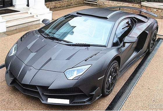 ผ้าคลุมใยคาร์บอนคุณภาพสูง Aventador ผ้าคลุมเครื่องจักรใยคาร์บอน LP700 LP720 ผ้าคลุมประตูเครื่อง