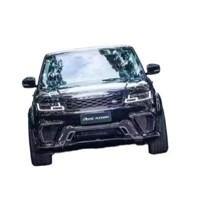 Runde ASPEC Style CF&amp; FRP Wide Body Kit ฝั่งหน้า แบมเปอร์ ฝั่งหลัง แบมเปอร์ ฝั่งหน้ากระโปรงสําหรับ Land Rover RANGE ROVE SPORT 2014-2017