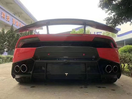 สําหรับ Lamborghini LP580 LP610 คาร์บอนไฟเบอร์ คอร์ดี้คิต LP580 LP610 อัพเกรด MSY สไตล์หน้าลิป Diffuser Spoiler Side Skirt