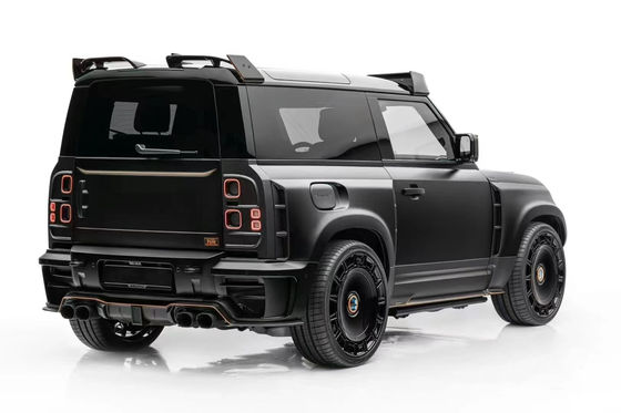 สําหรับ Land Rover Defender คาร์บอนไฟเบอร์ คอร์ดี้คิต Defender อัพเกรด MSY สไตล์หน้าลิป Diffuser Spoiler คาร์บอนไฟเบอร์ Widebody Kit