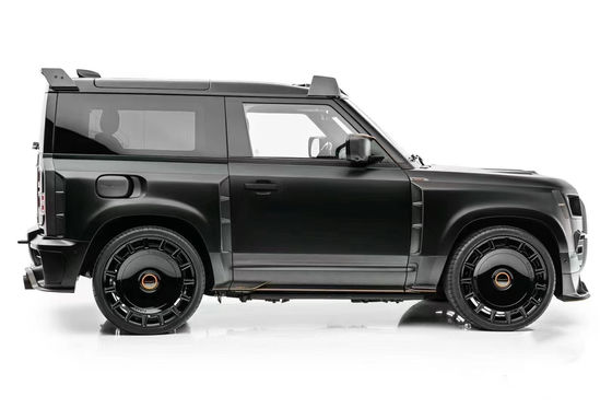 สําหรับ Land Rover Defender คาร์บอนไฟเบอร์ คอร์ดี้คิต Defender อัพเกรด MSY สไตล์หน้าลิป Diffuser Spoiler คาร์บอนไฟเบอร์ Widebody Kit