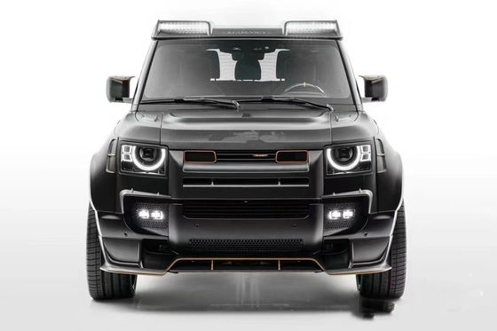 สําหรับ Land Rover Defender คาร์บอนไฟเบอร์ คอร์ดี้คิต Defender อัพเกรด MSY สไตล์หน้าลิป Diffuser Spoiler คาร์บอนไฟเบอร์ Widebody Kit