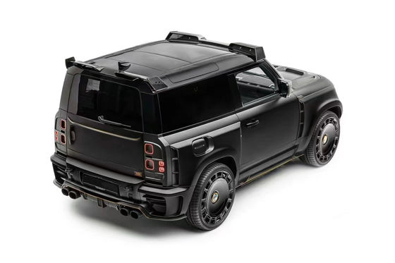 สําหรับ Land Rover Defender คาร์บอนไฟเบอร์ คอร์ดี้คิต Defender อัพเกรด MSY สไตล์หน้าลิป Diffuser Spoiler คาร์บอนไฟเบอร์ Widebody Kit