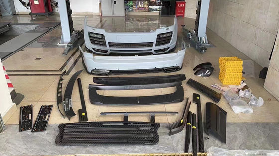Black Range Rover Body Kit 240 มิลลิเมตร คาร์บอน ไฟเบอร์ คิต 2019