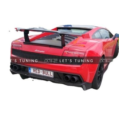 สําหรับ Lamborghini Gallardo LP550 560 570 สปอยเลอร์ไฟเบอร์คาร์บอน Gallardo LP550 560 570 สปอยเลอร์สไตล์ SUPER TROFEO อัพเกรด