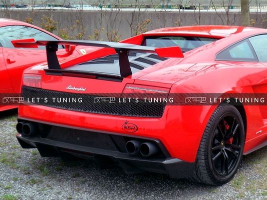 สําหรับ Lamborghini Gallardo LP550 560 570 สปอยเลอร์ไฟเบอร์คาร์บอน Gallardo LP550 560 570 สปอยเลอร์สไตล์ SUPER TROFEO อัพเกรด