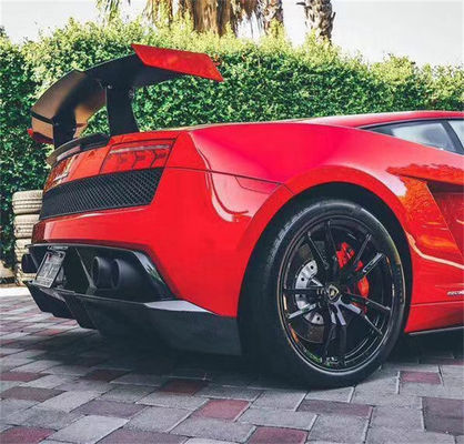 สําหรับ Lamborghini Gallardo LP550 560 570 สปอยเลอร์ไฟเบอร์คาร์บอน Gallardo LP550 560 570 สปอยเลอร์สไตล์ SUPER TROFEO อัพเกรด