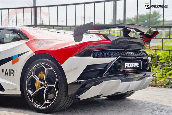 สําหรับ Lamborghini LP580 LP610 คาร์บอน ไฟเบอร์ คอร์ดี้คิต LP580 LP610 อัพเกรด VORS สไตล์ ไฟเบอร์ คาร์บอน สปอยเลอร์ ปีก