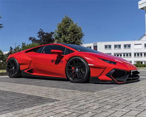 สําหรับ Lamborghini LP580 LP610 Carbon Fiber Widebody Kit LP580 LP610 ปรับปรุงแบบ PD หน้าและหลัง