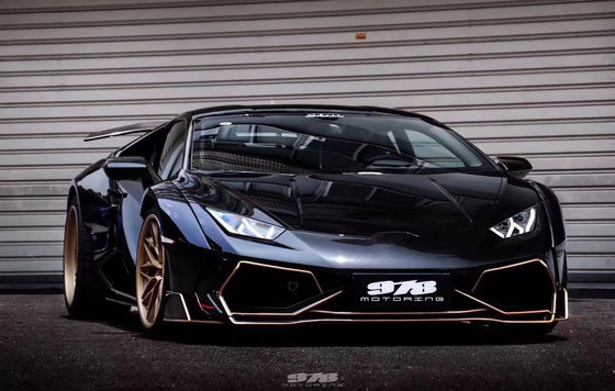 สําหรับ Lamborghini LP580 LP610 Carbon Fiber Widebody Kit LP580 LP610 ปรับปรุงแบบ PD หน้าและหลัง