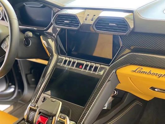 อุปกรณ์อะไหล่รถยนต์ ภายในใยคาร์บอนสําหรับ Lamborghini Urus Urus ใยคาร์บอนพื้นที่ควบคุมเครื่องปรับอากาศกลาง
