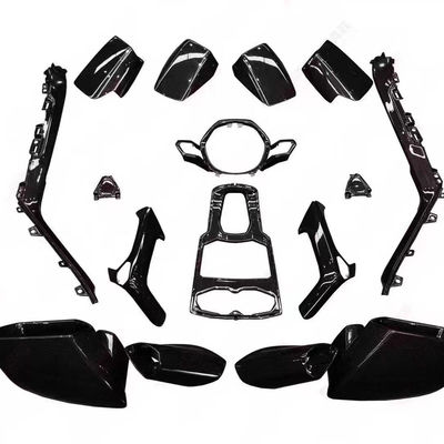 สําหรับ Lamborghini LP580 LP610 ภายในไฟเบอร์คาร์บอน LP580 LP610 OEM Style คาร์บอนไฟเบอร์เซ็นเตอร์แพนเนล