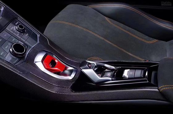 สําหรับ Lamborghini LP580 LP610 ภายในไฟเบอร์คาร์บอน LP580 LP610 OEM Style คาร์บอนไฟเบอร์เซ็นเตอร์แพนเนล