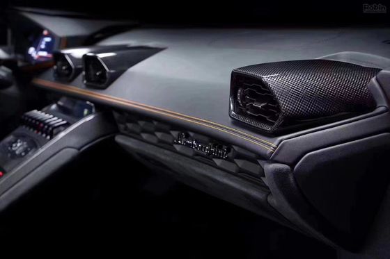 สําหรับ Lamborghini LP580 LP610 ภายในไฟเบอร์คาร์บอน LP580 LP610 OEM Style คาร์บอนไฟเบอร์เซ็นเตอร์แพนเนล