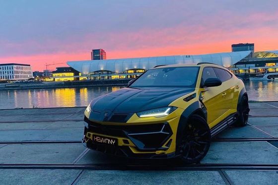 อะไหล่รถยนต์สําหรับ Lamborghini Urus Body Kit URUS อัพเกรด Keyvany แบบหน้าและหลัง Bumper Widebody Kit