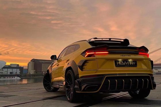 อะไหล่รถยนต์สําหรับ Lamborghini Urus Body Kit URUS อัพเกรด Keyvany แบบหน้าและหลัง Bumper Widebody Kit