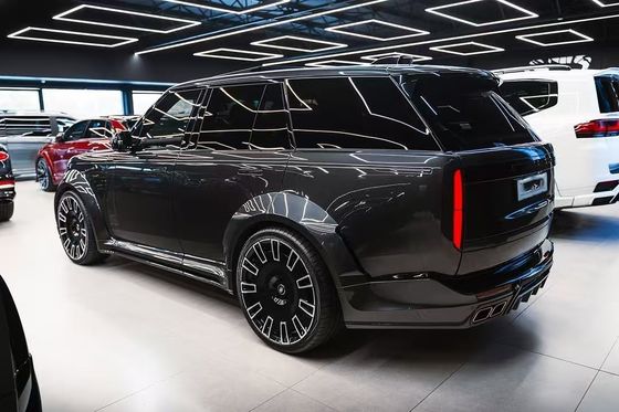 คาร์บอน ไฟเบอร์ Land Rover Body Kit LM Style มหาวิทยาลัยด้านหลัง Bumper Lip Diffuser