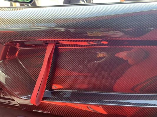 สําหรับ Lamborghini Aventador LP700 แผ่นประตูใยคาร์บอน Aventador SVJ Style แผ่นประตูใยคาร์บอน