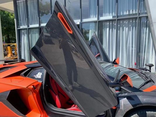สําหรับ Lamborghini Aventador LP700 แผ่นประตูใยคาร์บอน Aventador SVJ Style แผ่นประตูใยคาร์บอน